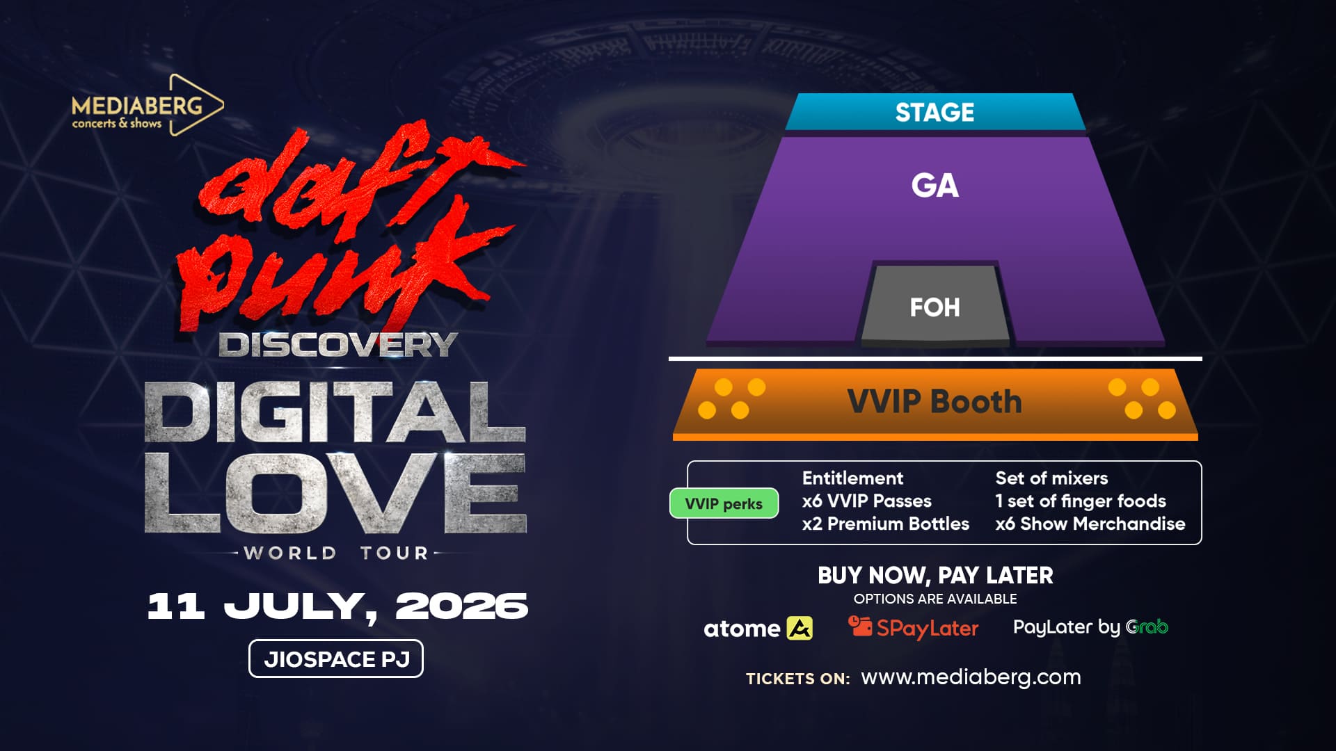 DAFT PUNK DISCOVERY - DIGITAL LOVE TOUR LIVE IN MALAYSIA